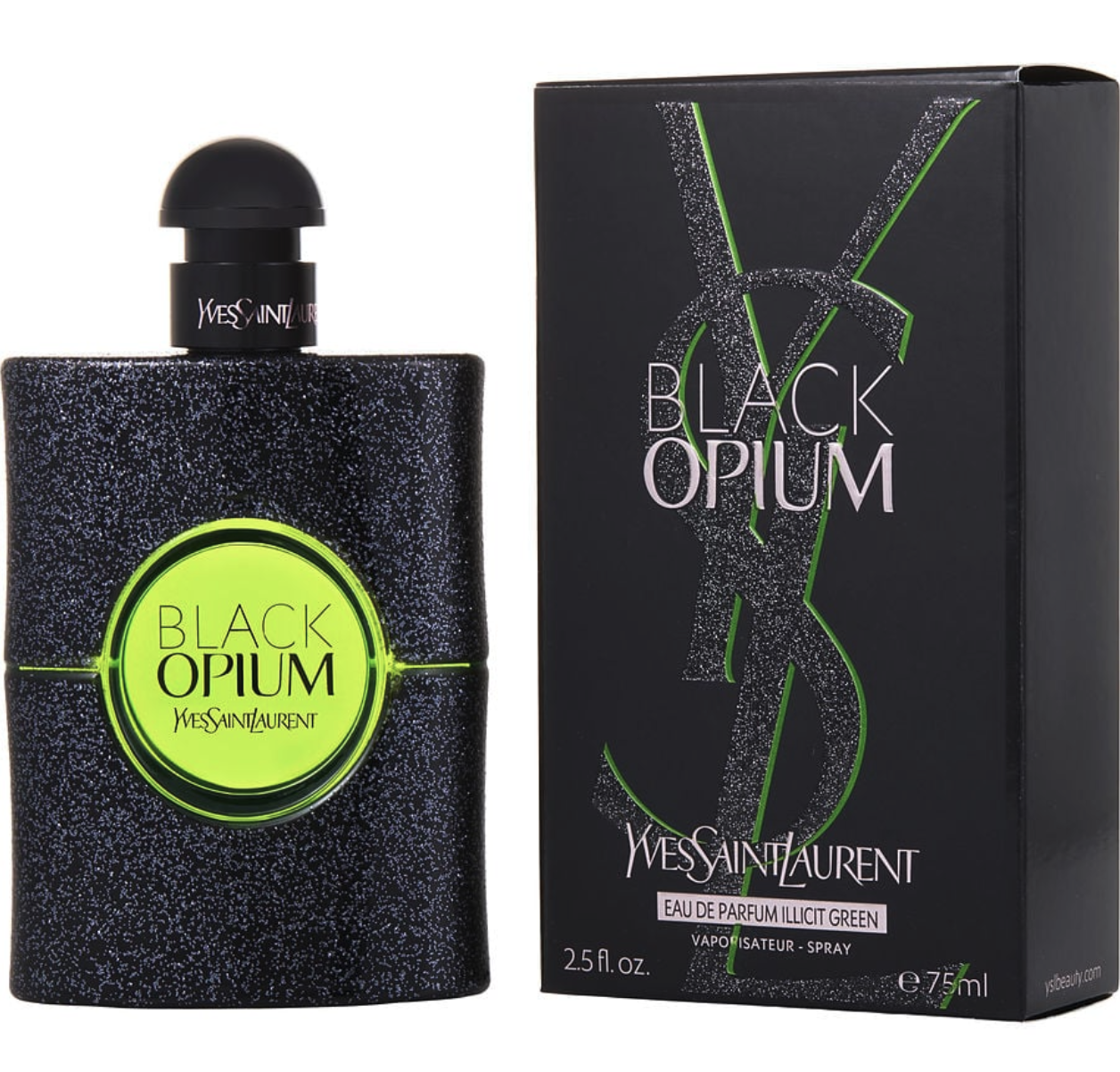 Парфумована вода Yves Saint Laurent Black Opium Illicit Green 75 мл, фото 1
