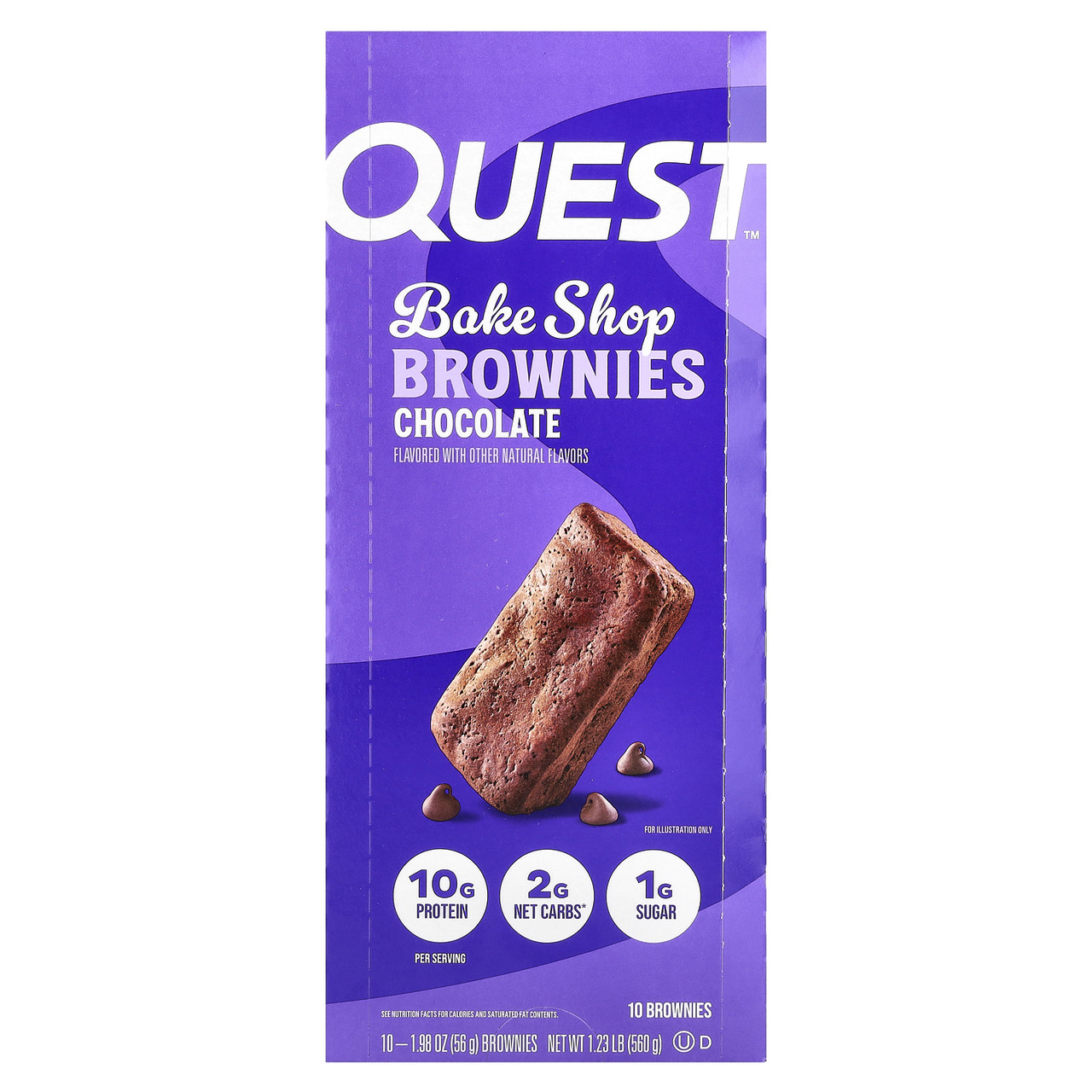 Quest Nutrition, Bake Shop, шоколадні, 10 тістечок, 56 г (1,98 унції), Київ