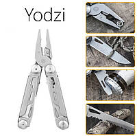 Мультитул складний 12в1 з чохлом, універсальний багатофункціональний інструмент для дому, туризму Yodzi TG904