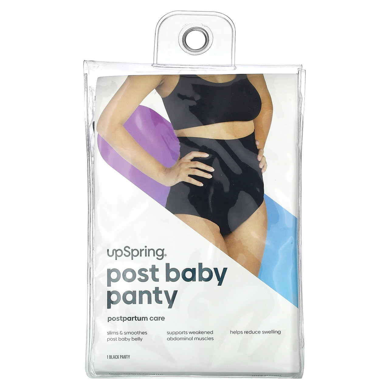 UpSpring, Post Baby Panty, великі/великі, чорні, 1 шт., Київ, фото 1
