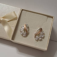 Срібні сережки Аура