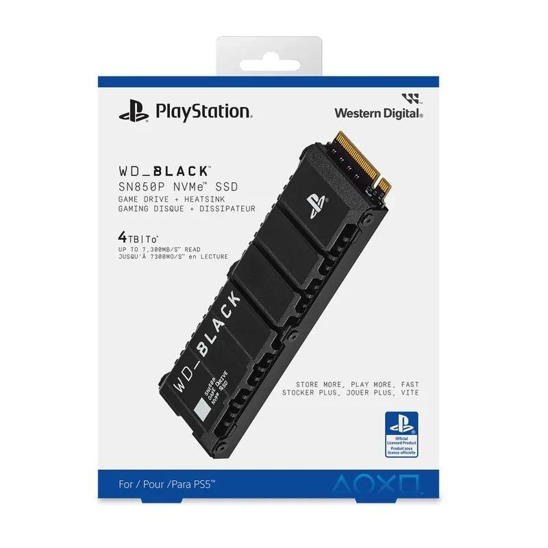SSD - накопичувач WD Black SN850P 4TB for PS5