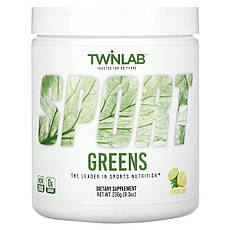 Twinlab, Sport Greens, лимон і лайм, 236 г (8,3 унції), Київ