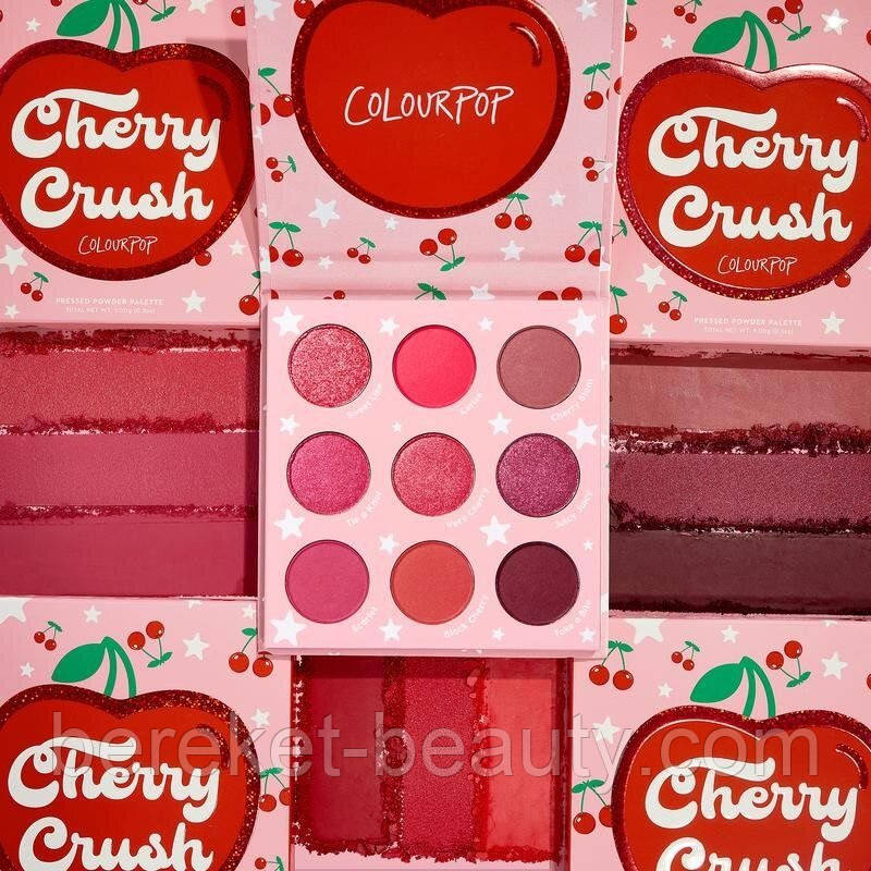 Палетка тіней Colourpop Cherry Crush Pressed Powder Palette