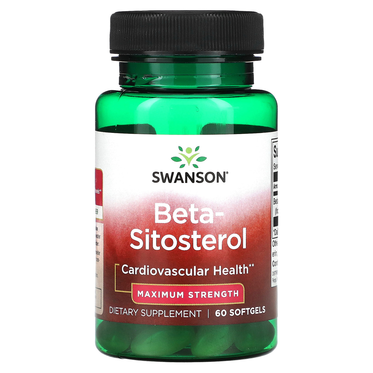 Swanson, Бета-ситостерол, максимальна ефективність, 60 м'яких таблеток Київ, Київ, фото 1