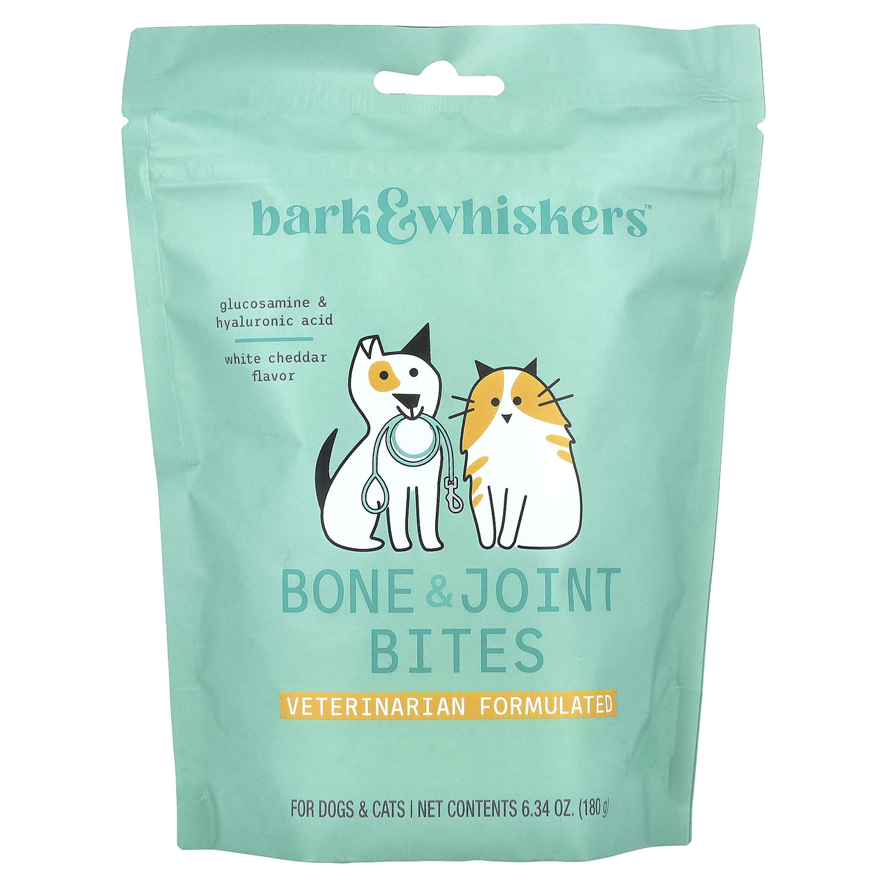 Dr. Mercola, Bark&WhiskersTM, для укусів кісток і суглобів, для собак і кішок, білий чедер, 180 г (6,34, Київ