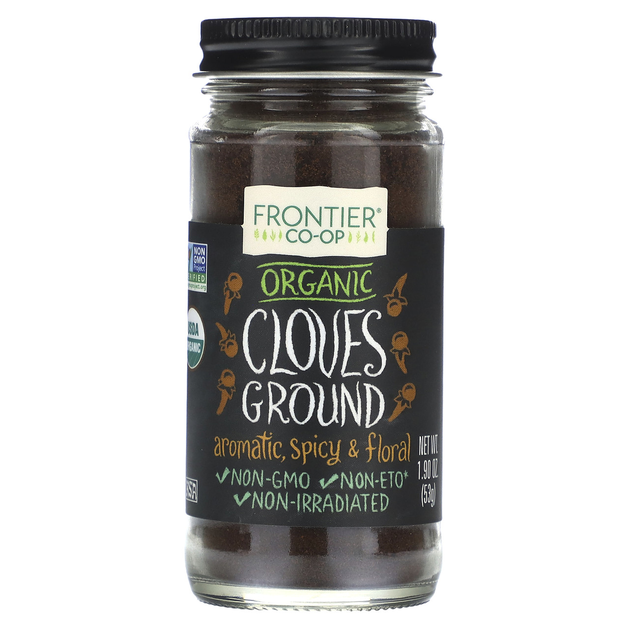 Frontier Co-op, Organic Cloves, Ground, 1.90 oz (53 g), Київ, фото 1