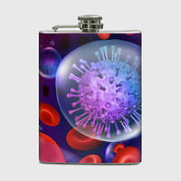 Фляга «Лейкоцити та карта»