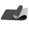 Килимок спортивний Cornix TPE 183 x 61 x 0.6 см для йоги та фітнесу XR-0349 Black/Grey, фото 7