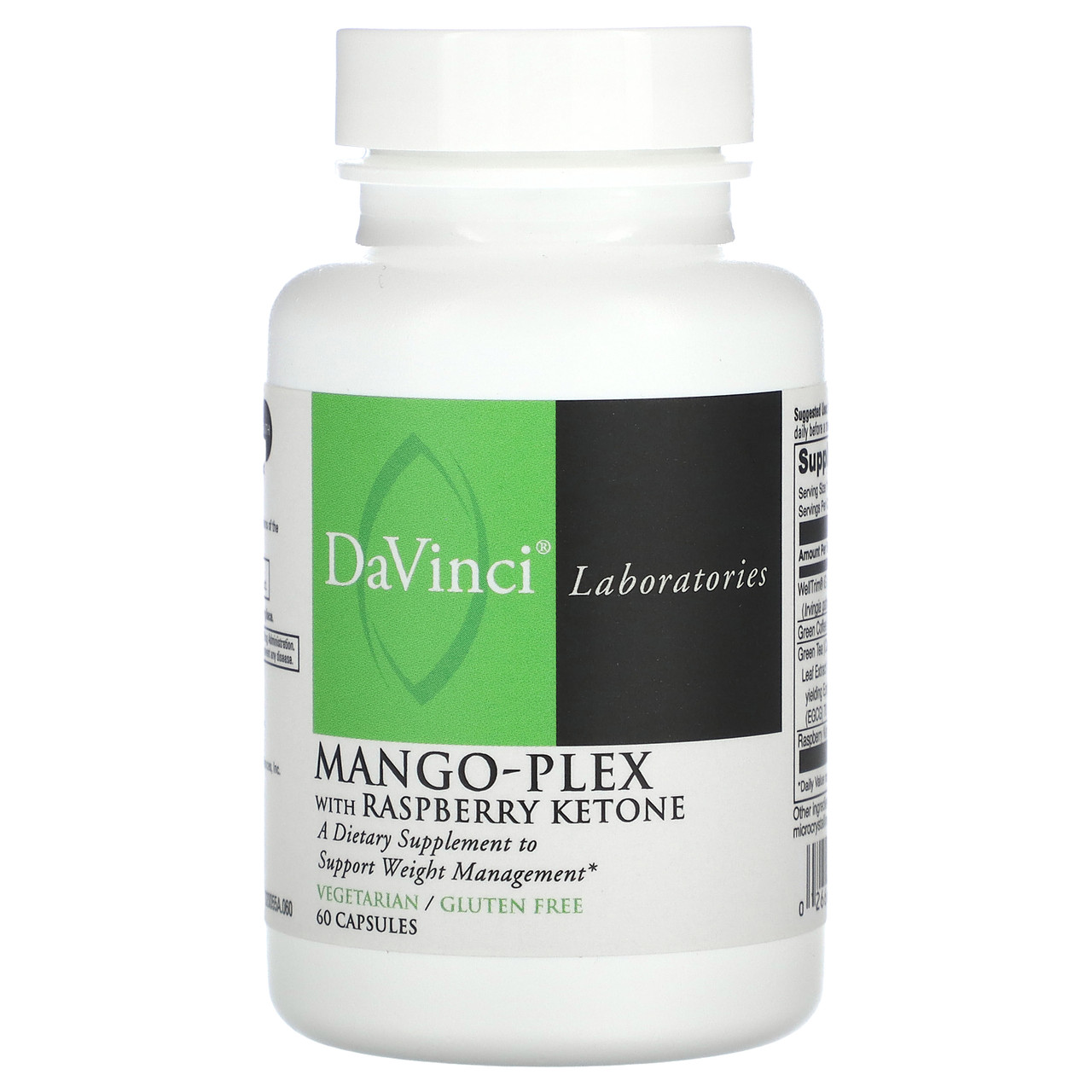 DaVinci Laboratories of Vermont, Mango-Plex with Raspberry Ketone, 60 Capsules Киев, Київ, фото 1