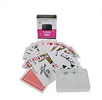 Карти гральні покерні пластикові Duke Trump 54 аркуші 86x62 мм (DN20275Red)