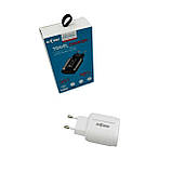 Швидке мережеве заряджання Globus 20w 2 виходи USB/Type-C мережевий зарядний пристрій, фото 3