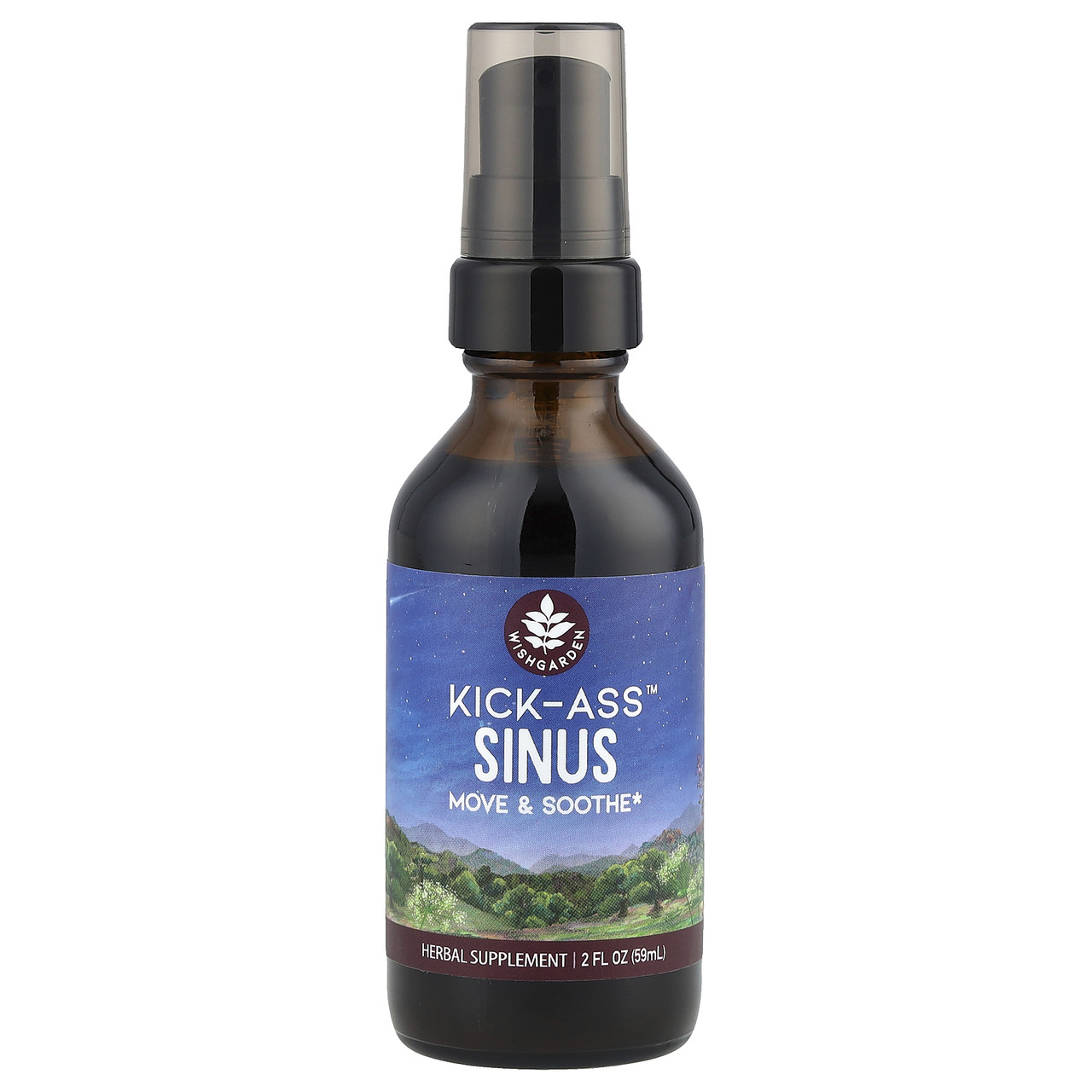 WishGarden Herbs, Kick-Ass Sinus, 59 мл (2 рідк. Унції), Київ