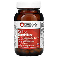 Protocol for Life Balance, Ortho Dophilus, 60 рослинних капсул, Київ