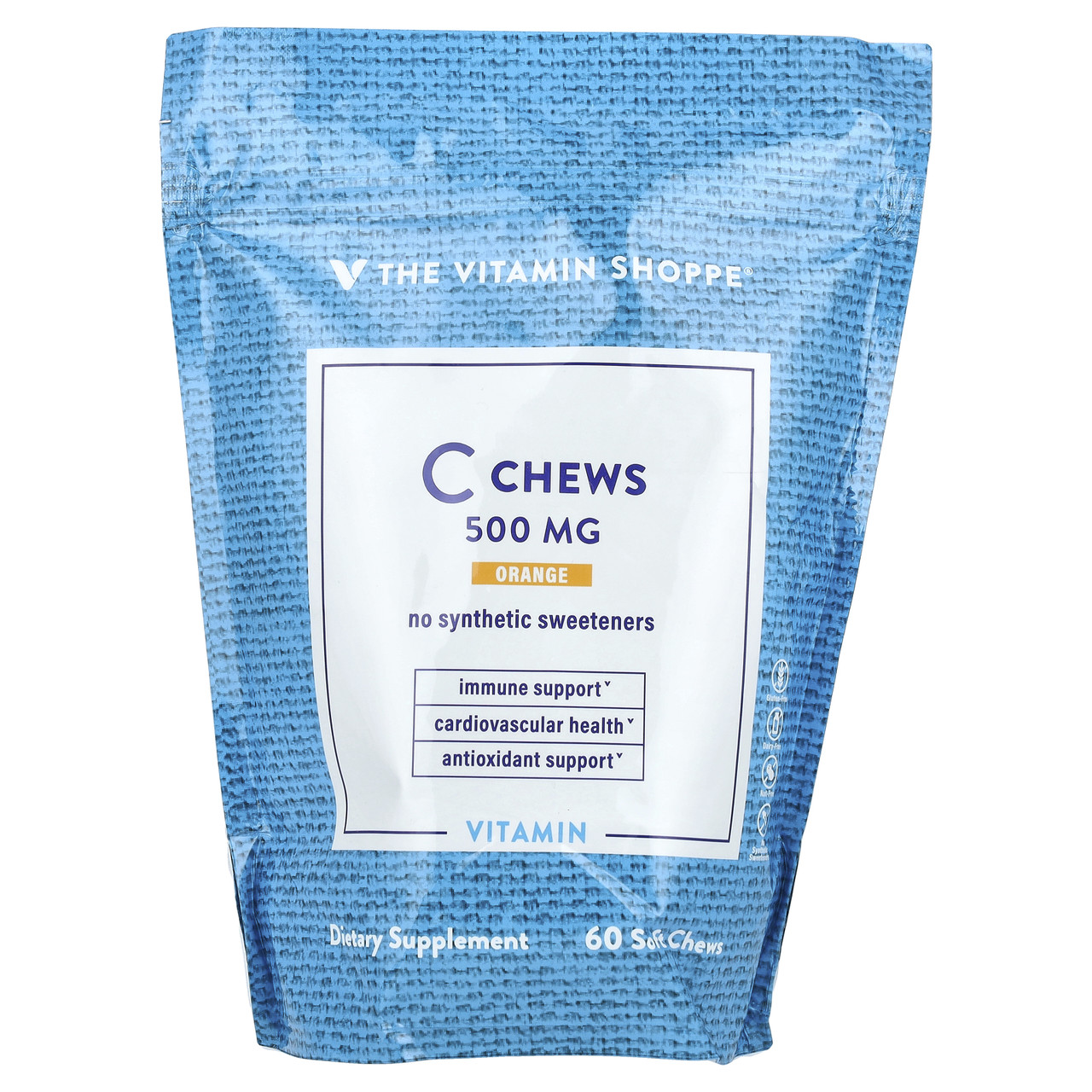 The Vitamin Shoppe, Жувальні таблетки з вітаміном C, апельсин, 60 жувальних таблеток, Київ