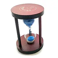 Годинник пісочний None 3 хвилини 7х7х10 см Синій пісок (DN32107)