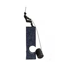 Статуетка ITALFAMA зі смоли та бронзи Ідеальний збіг 39 х 14 х 8 см (SR44431)