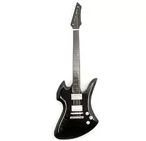 Гітара мініатюра дерево чорний GUITAR HARMER NORMAL BLACK 24 см (DN29880)