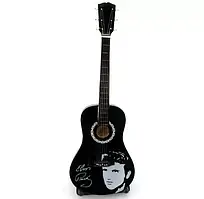 Гітара Elvis мініатюра дерево GUITAR A ELVIS BLACK 24 см чорний (DN29995)