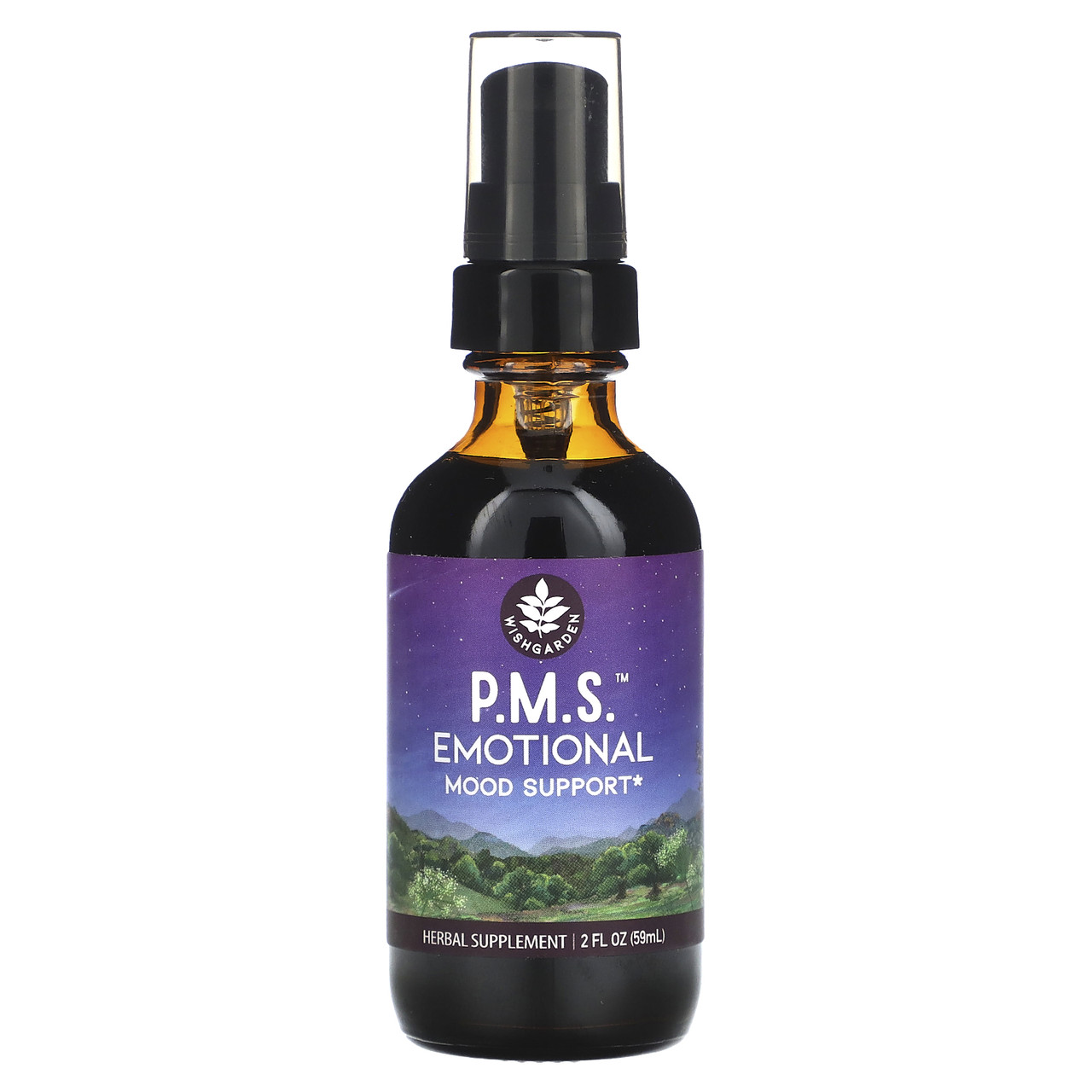 WishGarden Herbs, засіб для підтримки емоційного настрою у разі ПМС, 59 мл (2 рідк. унції), Київ, фото 1