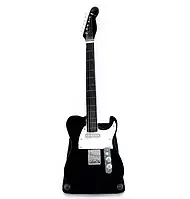 Гітара мініатюра дерево 18 см GUITAR TLC чорний (DN30286)