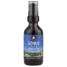 WishGarden Herbs, Genius Juice, Refresh & Refocus, 59 мл (2 жидк. Унції), Київ