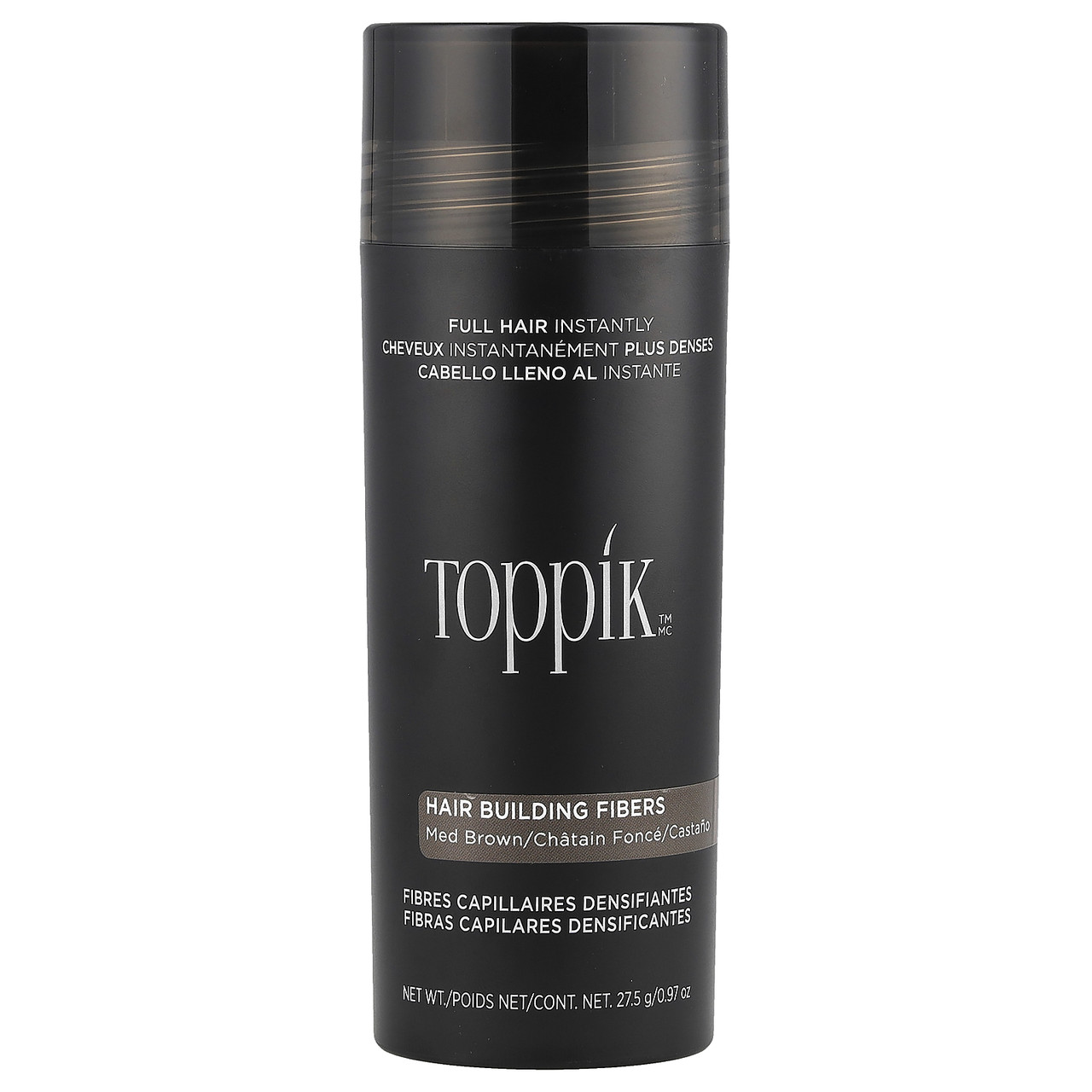 Toppik, Hair Building Fibers, волокна, відтінок коричневий, 27,5 г, Київ