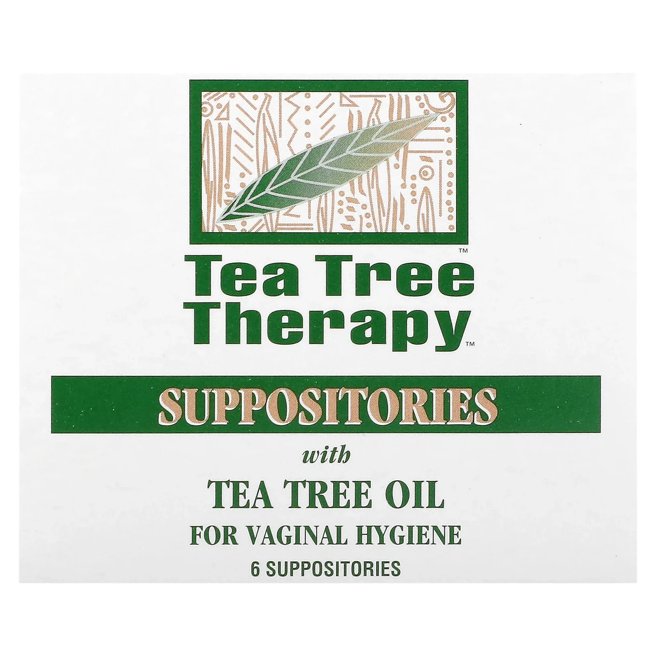 Tea Tre Therapy, cвічі з маслом чайного дерева для гігієни вагіни, 6 Свічок TTT-60606, Київ