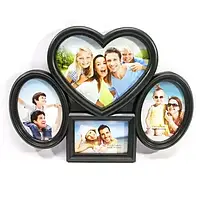 Фоторамка на 4 фотографії Delizia Чорна (DN29564A)