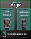 Фен-щітка для волосся 2в1 VGR V-498/Електричний професійний гребінець із гарячим повітрям, фото 2