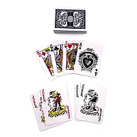 Карти гральні з пластиковим покриттям Синя сорочка (DN34826BL) DUKE