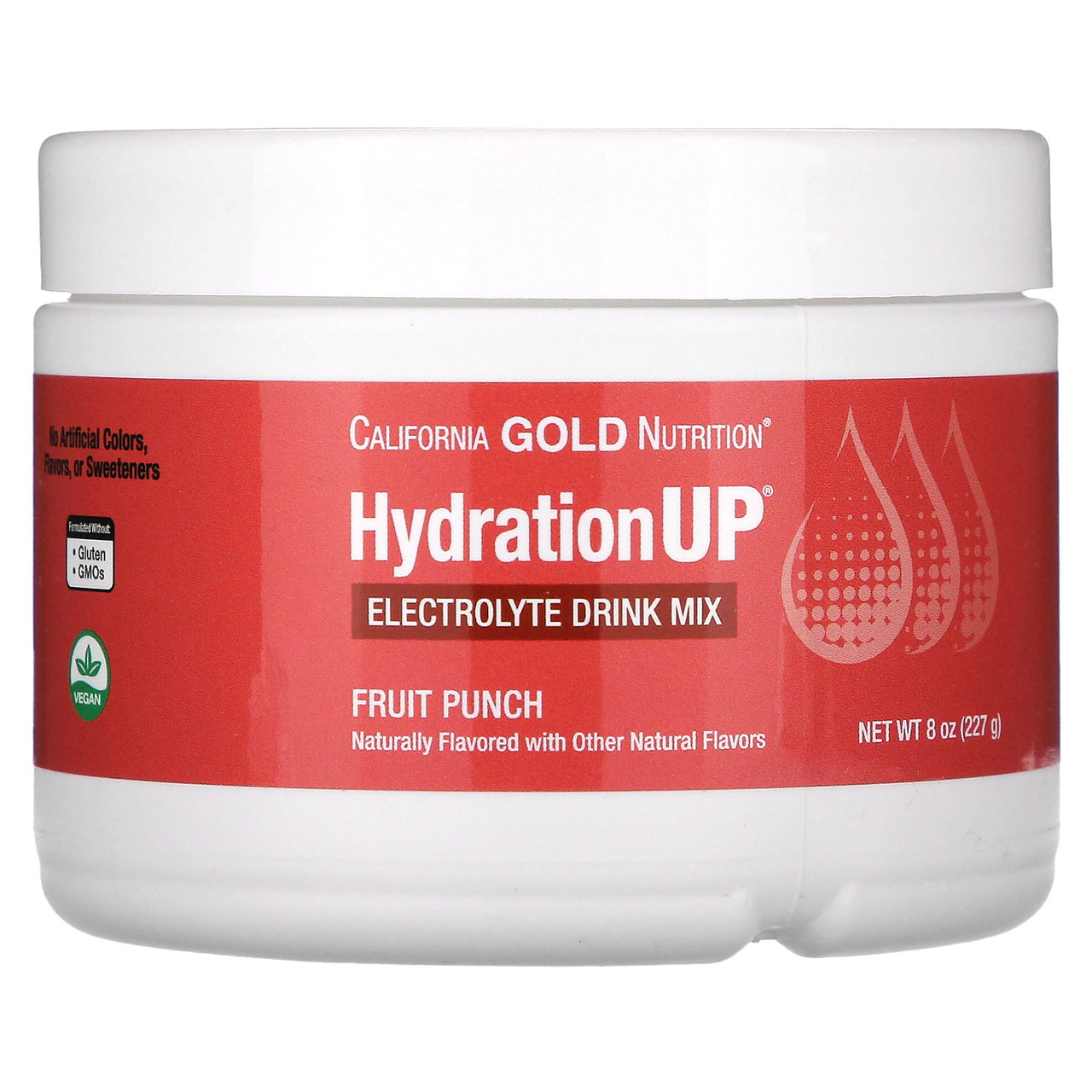 California Gold Nutriion, HydreationUP, порошок для приготування електролітичного напою, фруктовий пунш,, Київ, фото 1