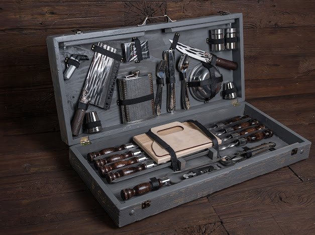 Набір шампурів grey