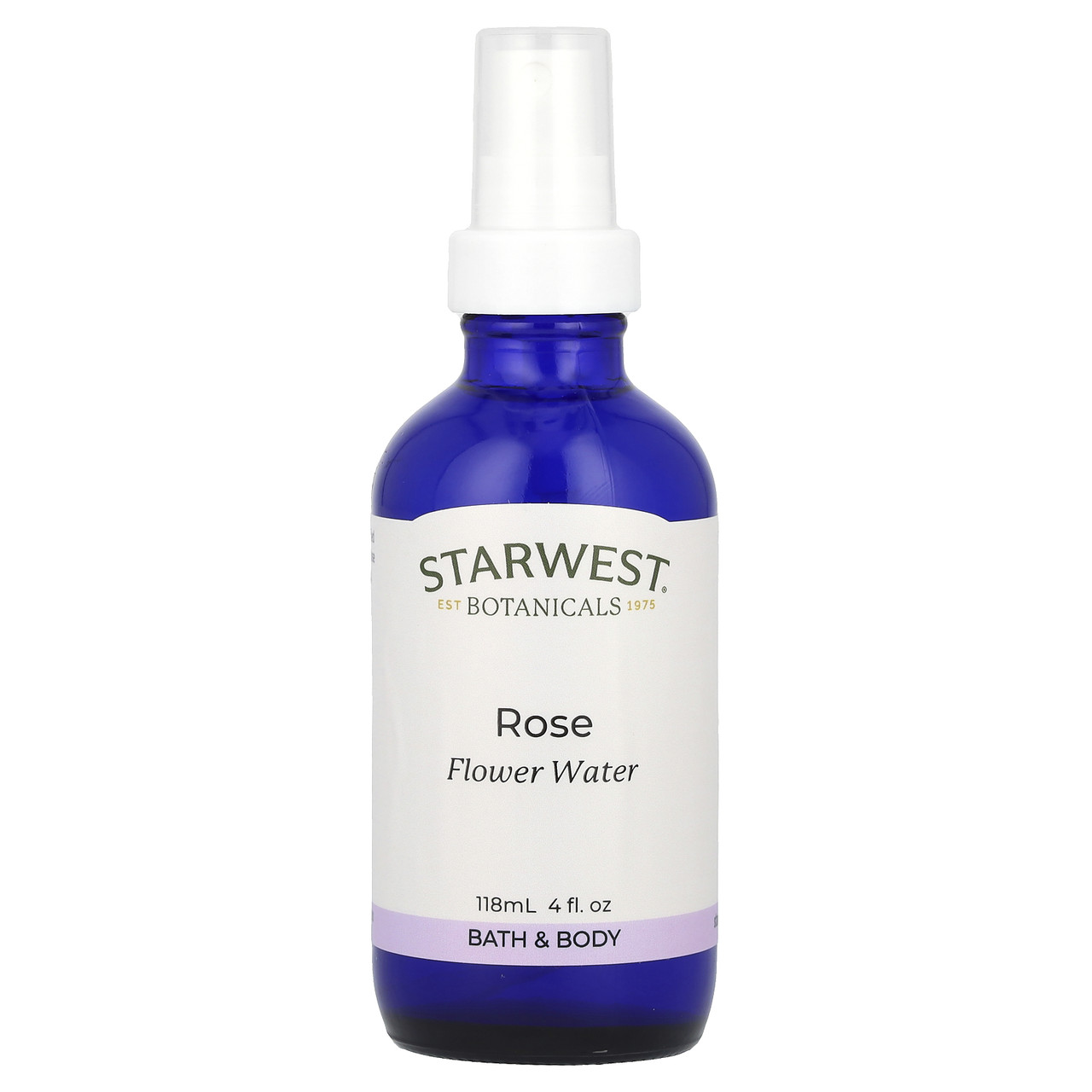 Starwest Botanicals, Цветочная вода с розой, 118 мл (4 жидких унции), Київ