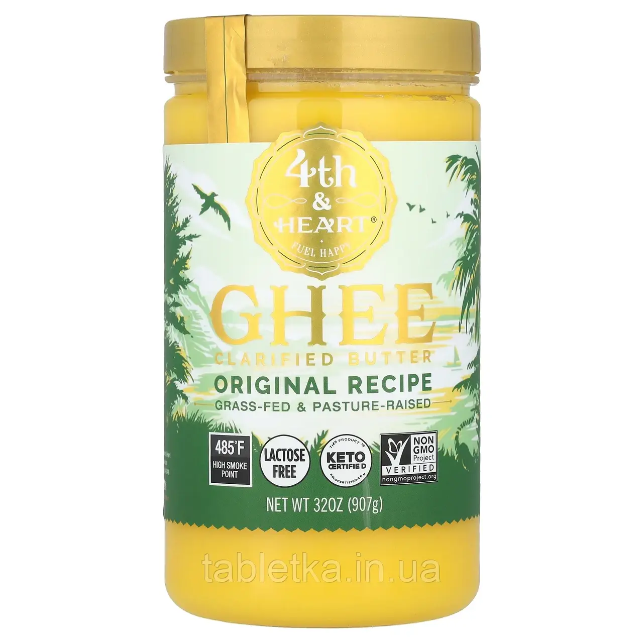 4th&Heart, Очищена олія гхи, оригінальний рецепт, 907 г (32 унції) Дніпро Дніпро