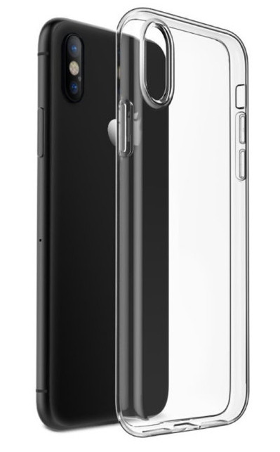 Силіконовий тонкий чохол для iPhone XS Max — Прозорий