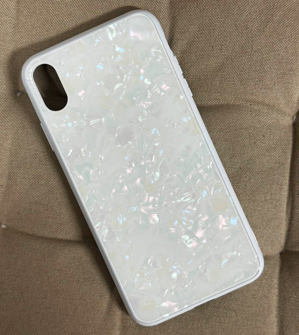 Чохол для iPhone XS Max — Marble Мармур, Білий (Full Case)