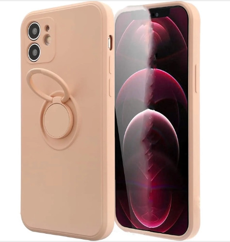 Силіконовий чохол для iPhone 11 — Ring Color case, Pink Sand