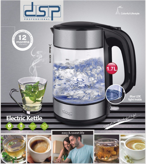 Чайник електричний DSP KK1190 (12)