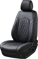 Чохли - Накидки сидіння Екошкіра з вентиляцією 3D "MALIBU" Чорні Beltex - BX88100