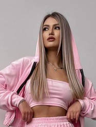 Жіночий молодіжний велюровий бандо топ без бретелей