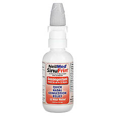 NeilMed, SinuFrin, Decongestant Spray Bottle, 0.5 fl oz (15 ml), Київ