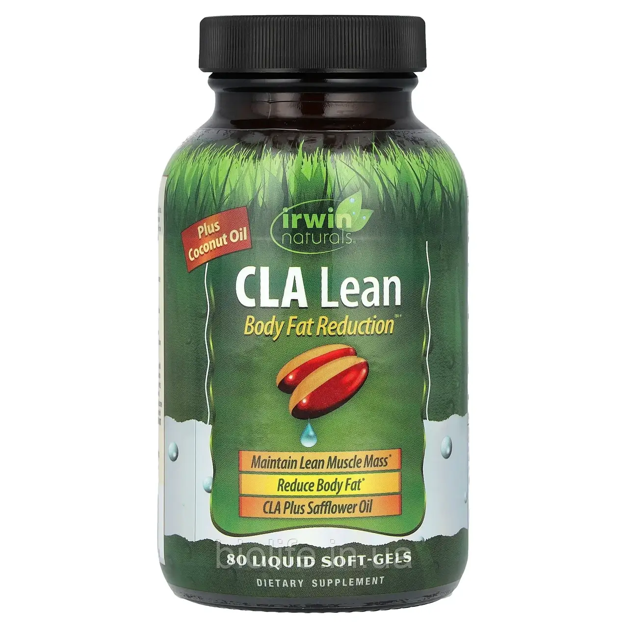 Irwin Naturals, C.L.A. Lean, Body Fat Reduction, 80 м'яких желатинових капсул з рідиною оригінал, фото 1