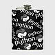 Фляга «Python programming logo pattern» - фото 1 - id-p2498978451