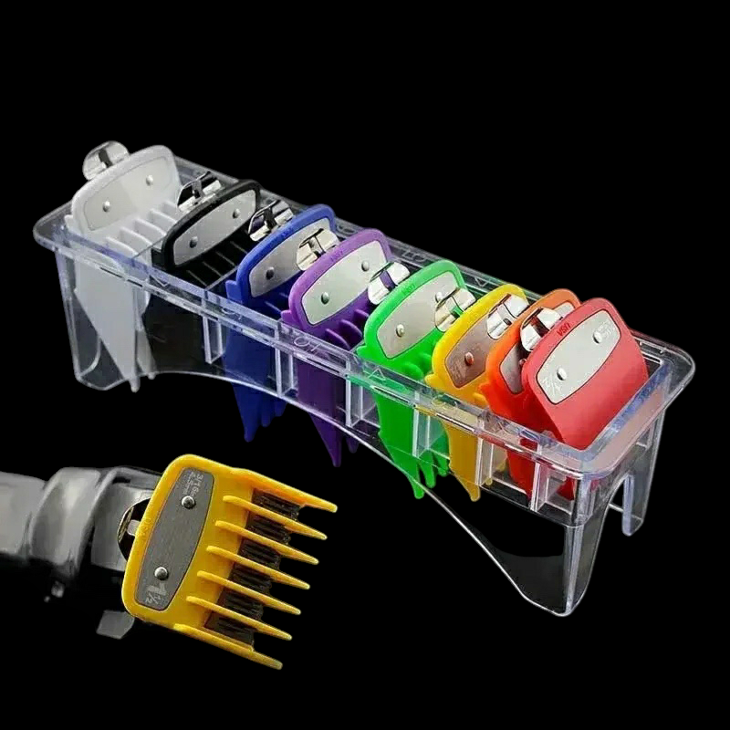 Набір Універсальних Насадок Clip-On (8 шт.) – 1.5–25 мм, На Гачках, для Машинок JRL, Wahl, Andis, Babyliss (46 мм). Арт 178, фото 1