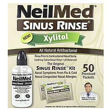 NeilMed, Sinus Rinse, ксилітол, набір для промивання носових пазух, 2 предмети, Київ