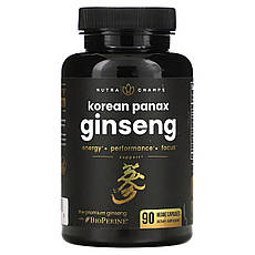 NutraChamps, Korean Panax Ginseng`` 90 рослинних капсул, Київ