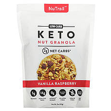 NuTrail, Keto Nut Granola, ваниль и малина, 312 г (11 унций), Київ