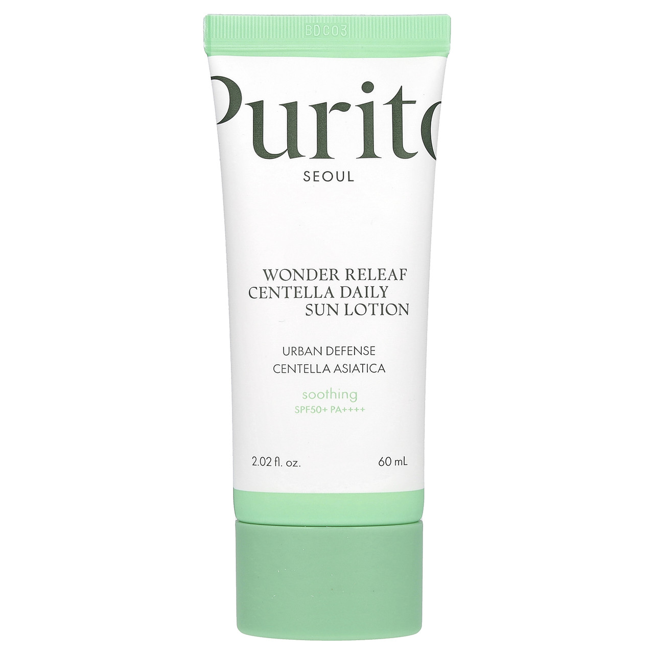 Purito, Wonder Releaf Centella Daily Sun Lotion, SPF 50+ PA ++++, 60 мл (2,02 жидк. Унції) Київ, Київ