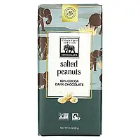 Endangered Species Chocolate, Плитка темного шоколаду, солоний арахіс, 60% какао, 85 г (3 унції) оригінал